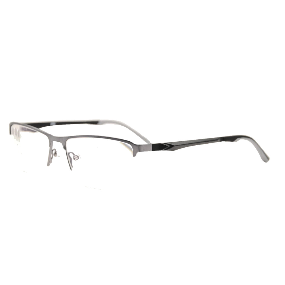 REVEL 35-H11412 GRAY HALF RIM EYEGLASSES FRAMES 54-16-140 UNISEX
